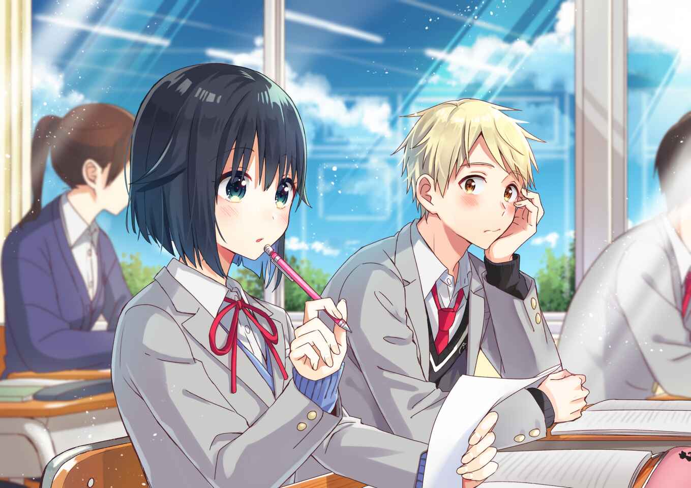 Page 6 Chapter 1 Koe no Chiisai Komori-san to Kusodeka Oogoe no Oobayashi-kun