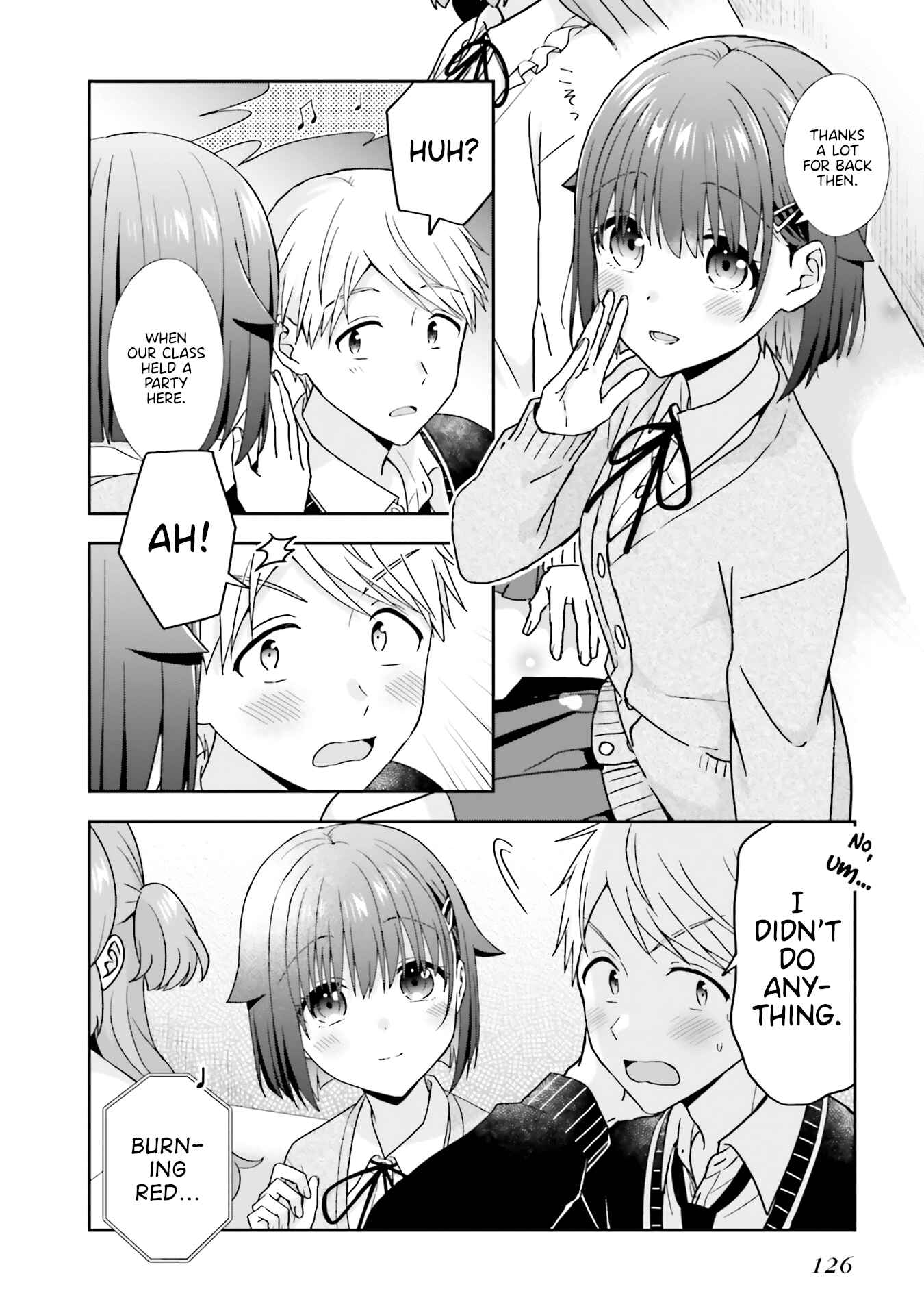 Page 4 Chapter 19.5 Koe no Chiisai Komori-san to Kusodeka Oogoe no Oobayashi-kun