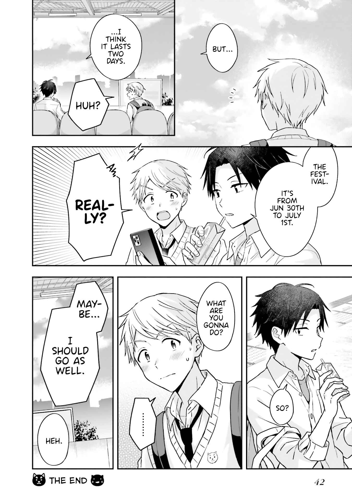 Page 4 Chapter 31 Koe no Chiisai Komori-san to Kusodeka Oogoe no Oobayashi-kun