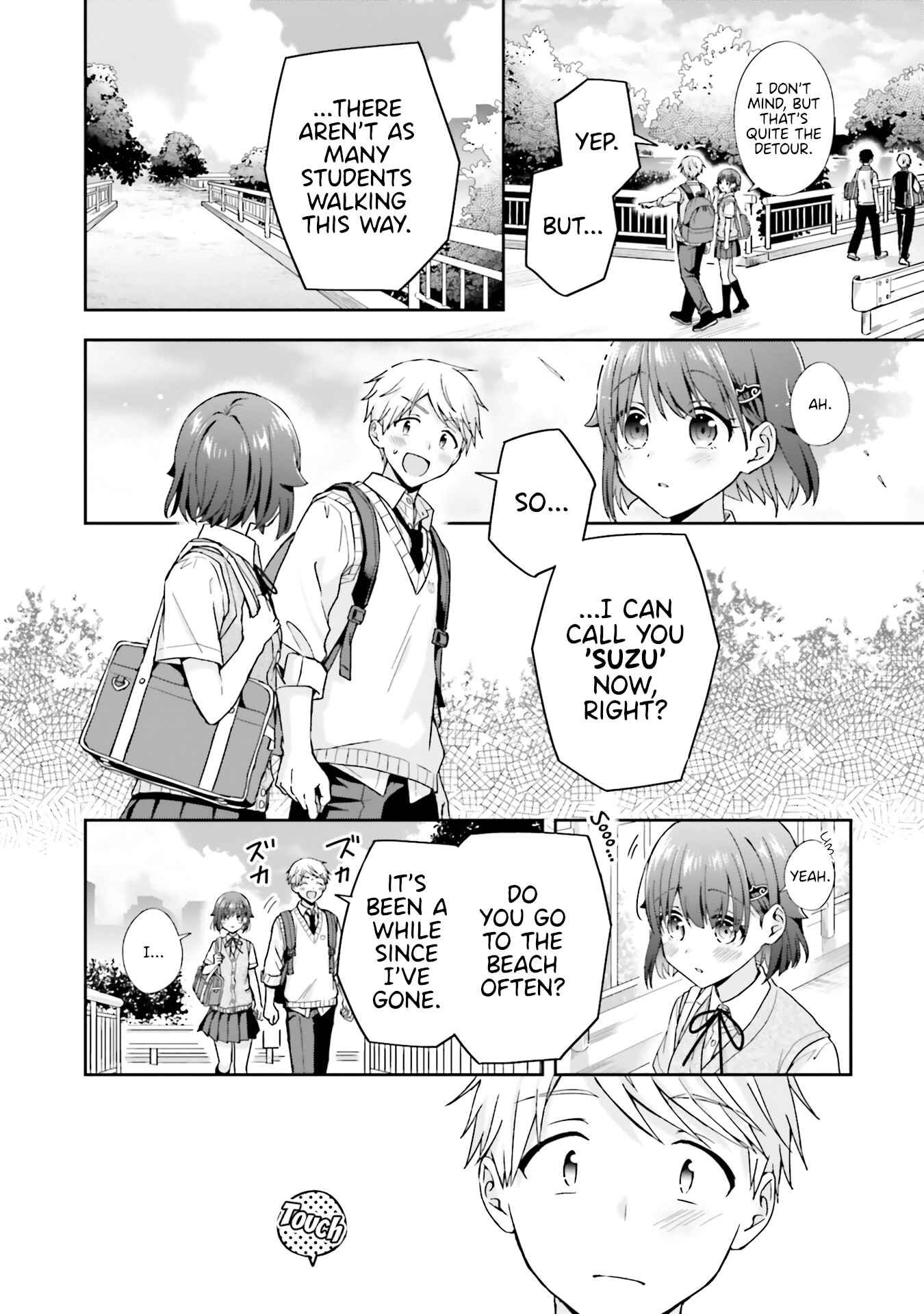 Page 12 Chapter 45 Koe no Chiisai Komori-san to Kusodeka Oogoe no Oobayashi-kun