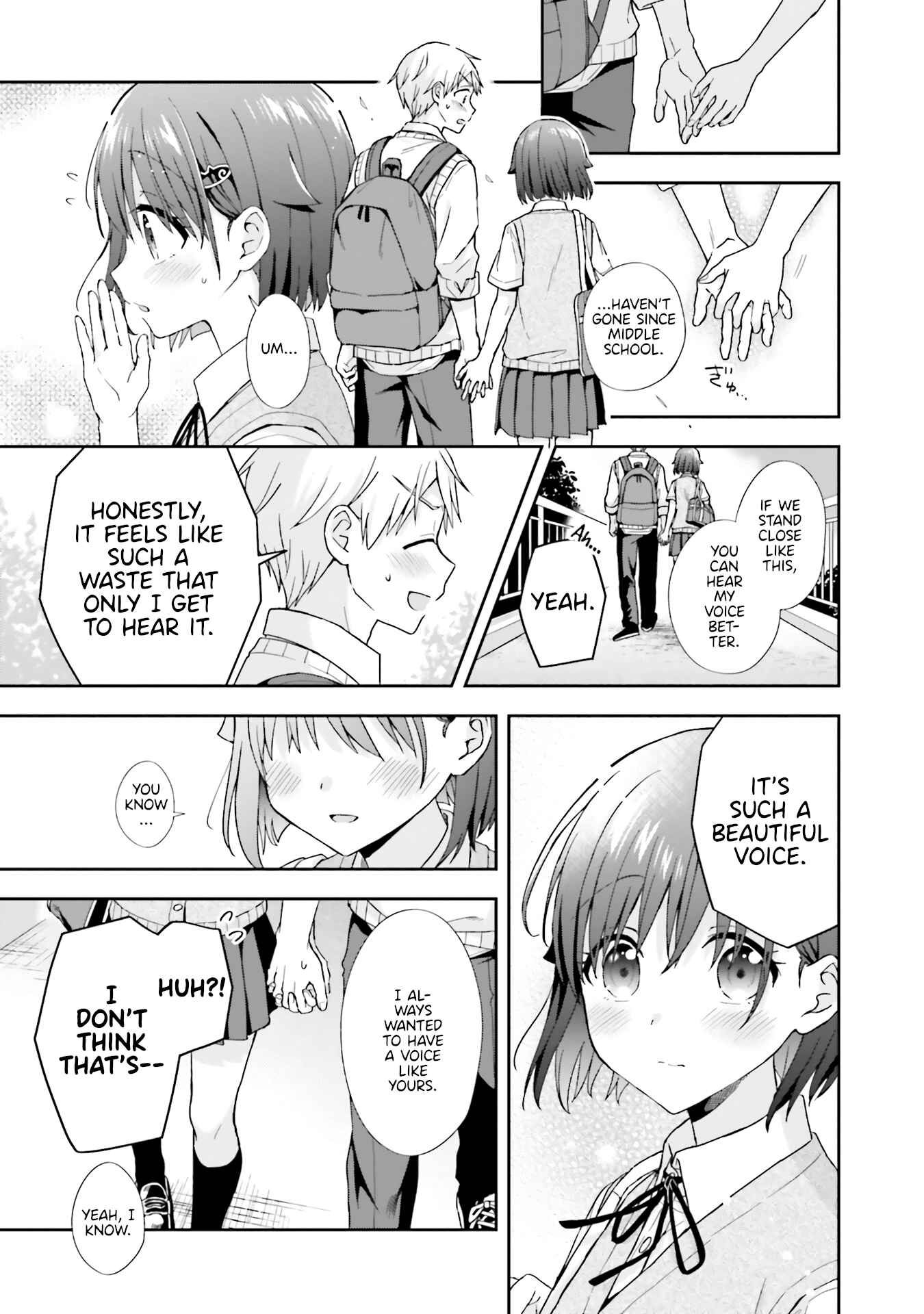 Page 13 Chapter 45 Koe no Chiisai Komori-san to Kusodeka Oogoe no Oobayashi-kun