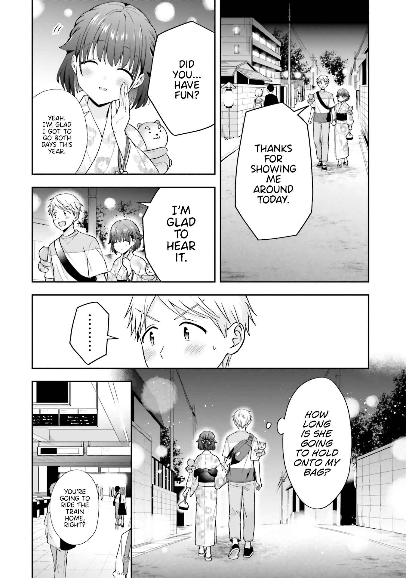 Page 2 Chapter 37 Koe no Chiisai Komori-san to Kusodeka Oogoe no Oobayashi-kun
