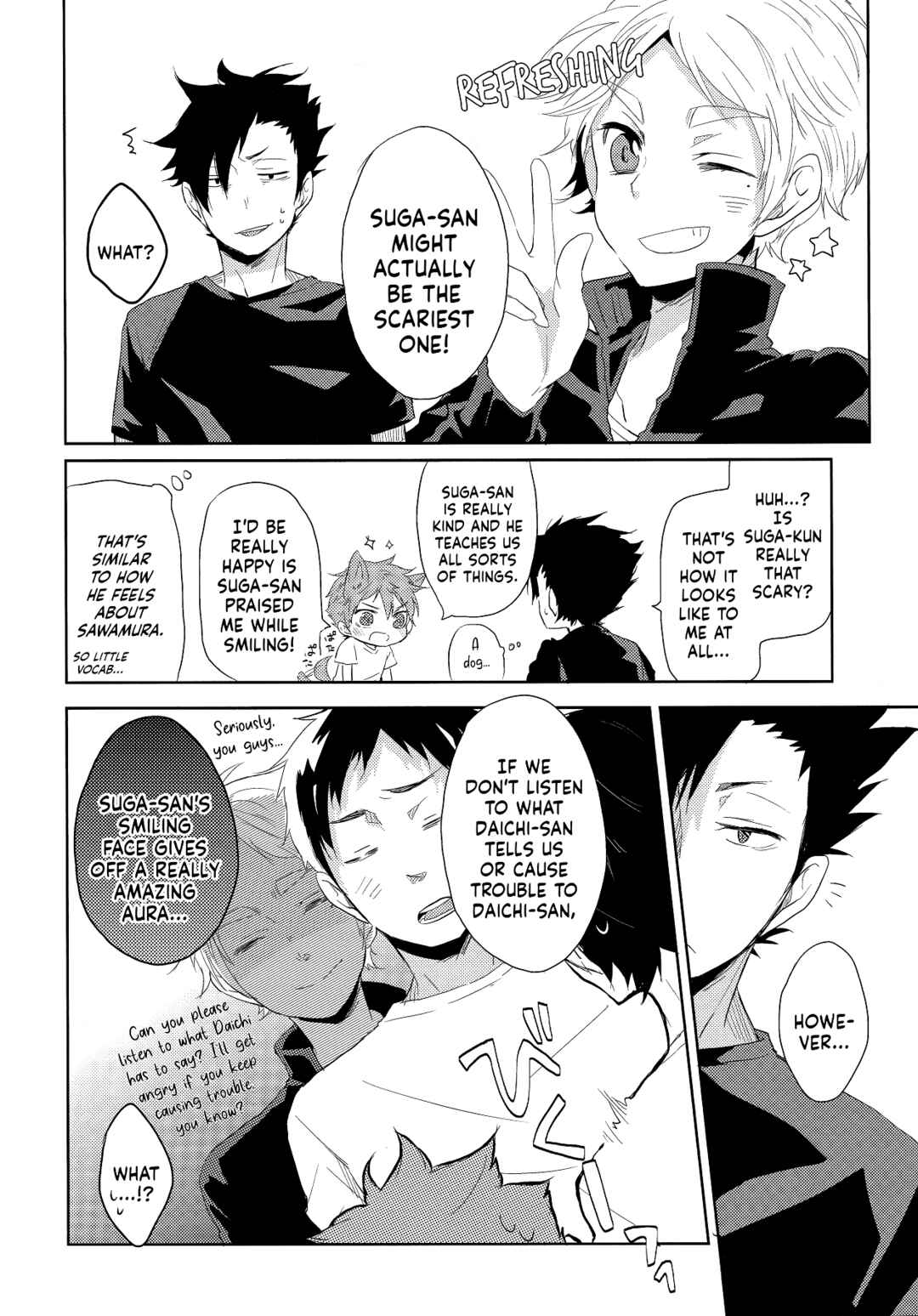 Page 6 Chapter Unknown_8e12 Haikyuu! - Zettaiteki! Fukashin Ryouiki (Doujinshi)