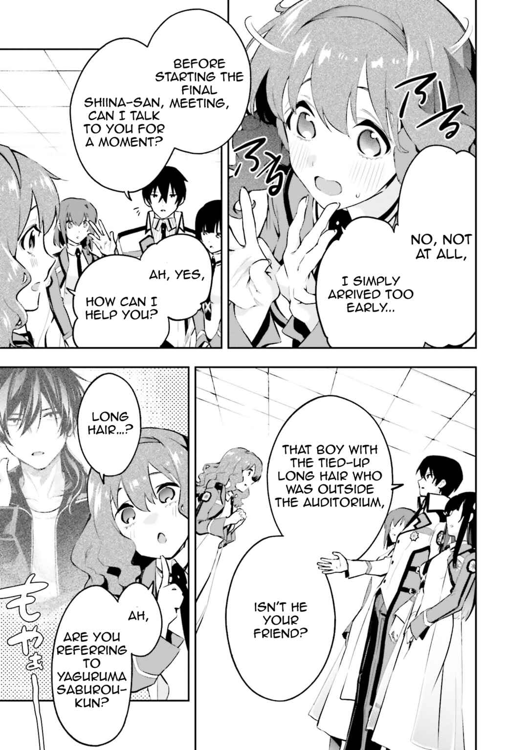 Page 13 Chapter 5 Mahouka Koukou no Rettousei - Douran no Joshou-hen