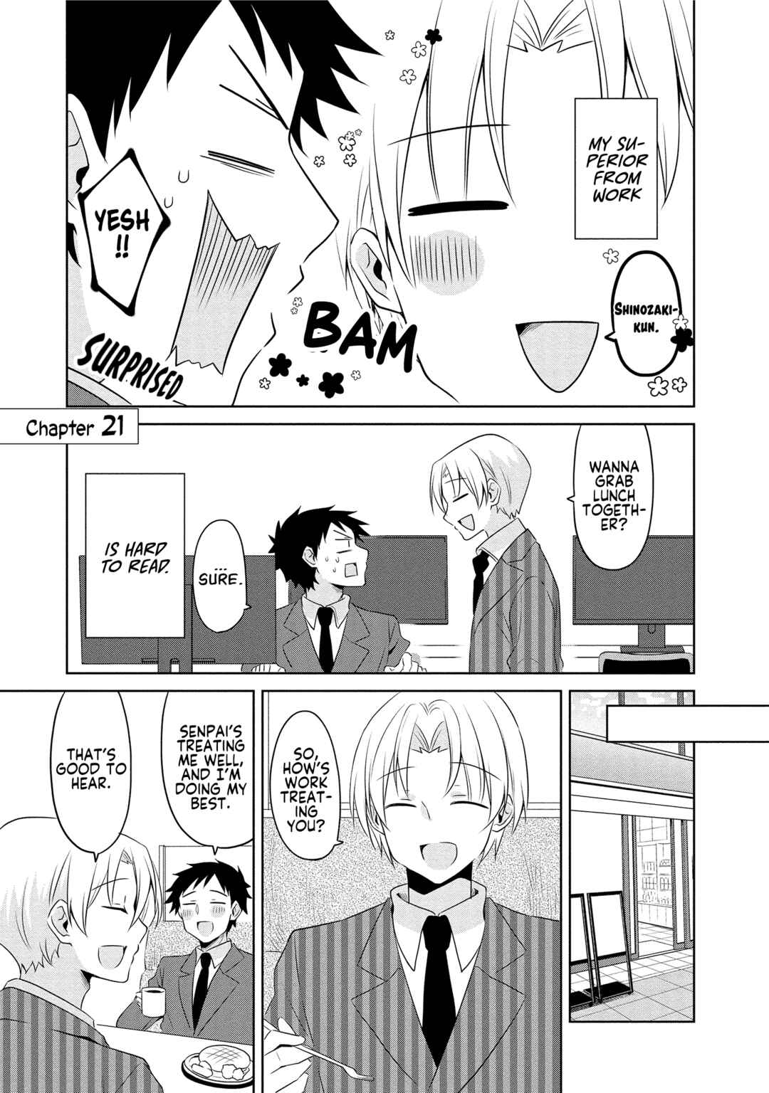 Page 1 Chapter 21 Uchi no Kaisha no Chiisai Senpai no Hanashi