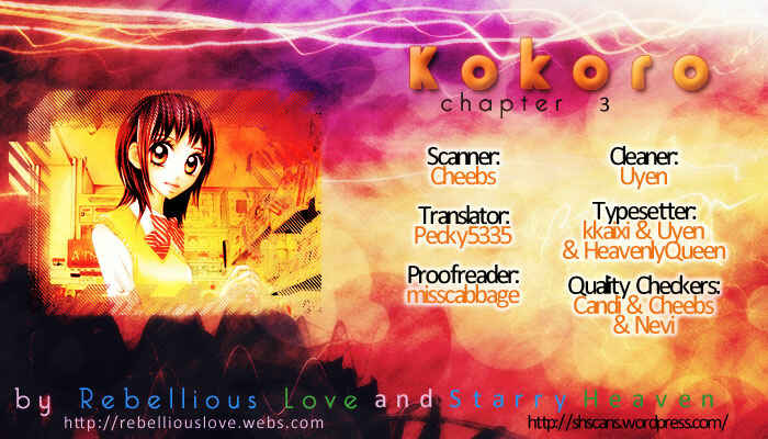 Page 1 Chapter 3 Kokoro