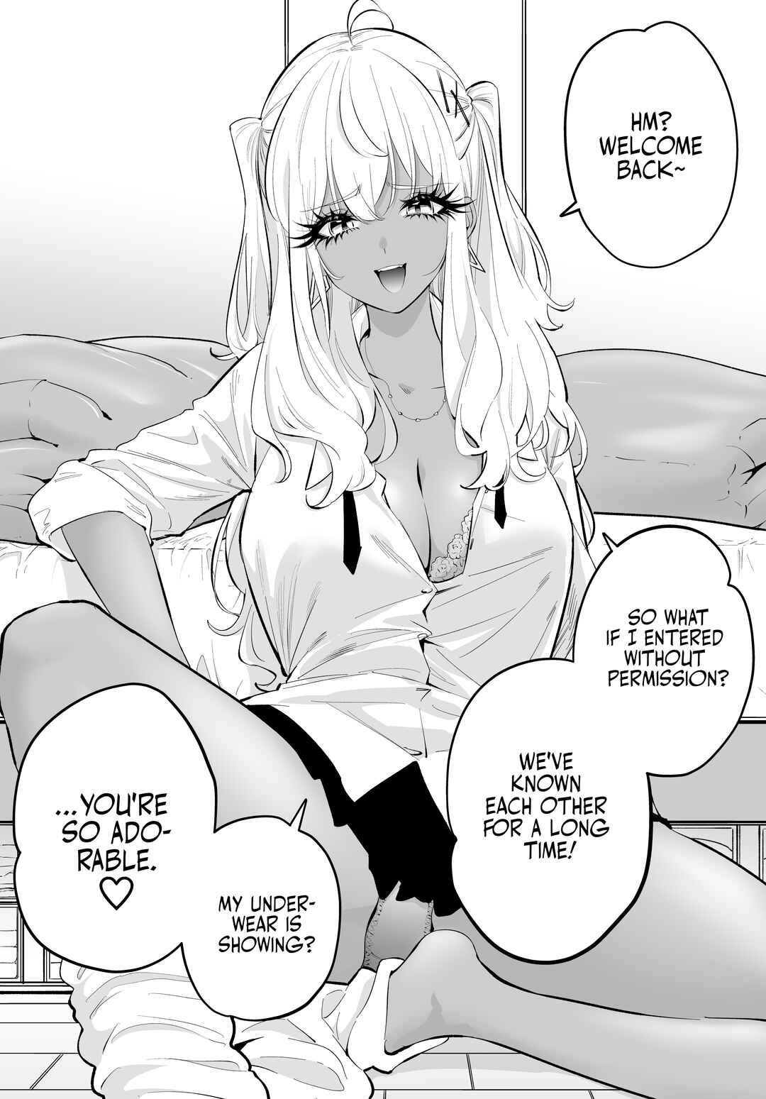 Page 1 Chapter Unknown_7e75 My Older-Sister-like Childhood Friend Who Became a Gyaru Is Still...