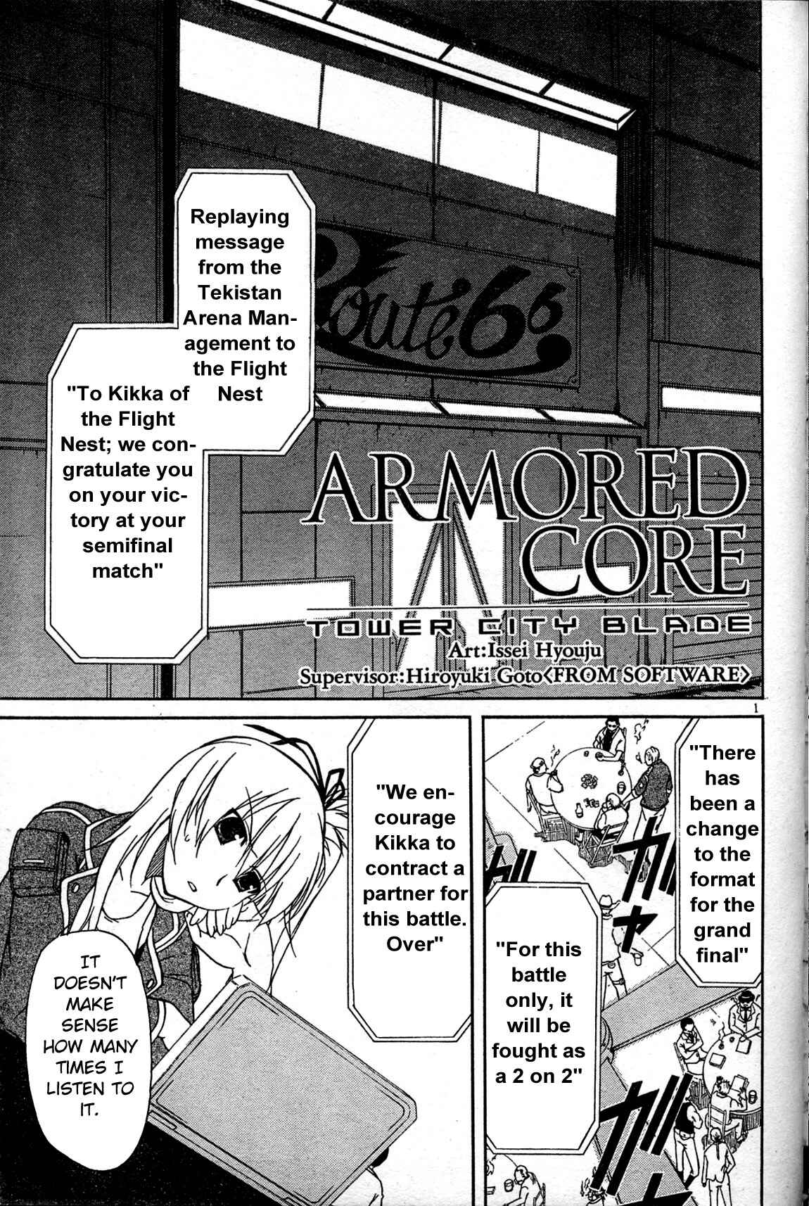 Page 1 Chapter 4 Armored Core - Tower City Blade