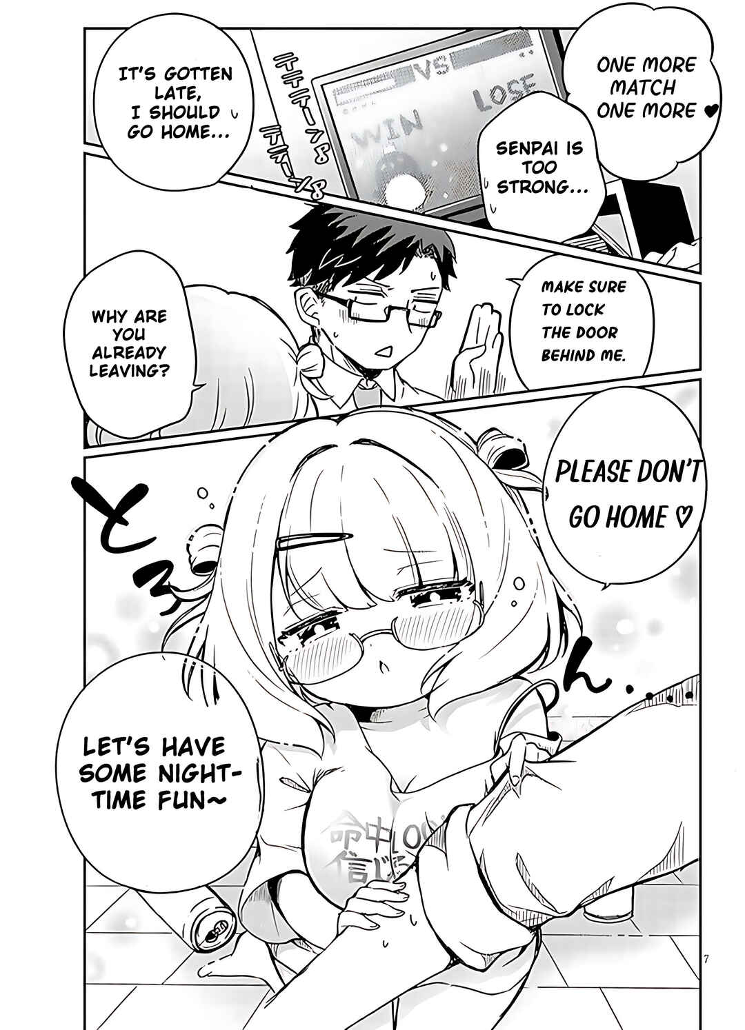 Page 7 Chapter 2 Kurumida-senpai no Guttara Kawaii Himitsu