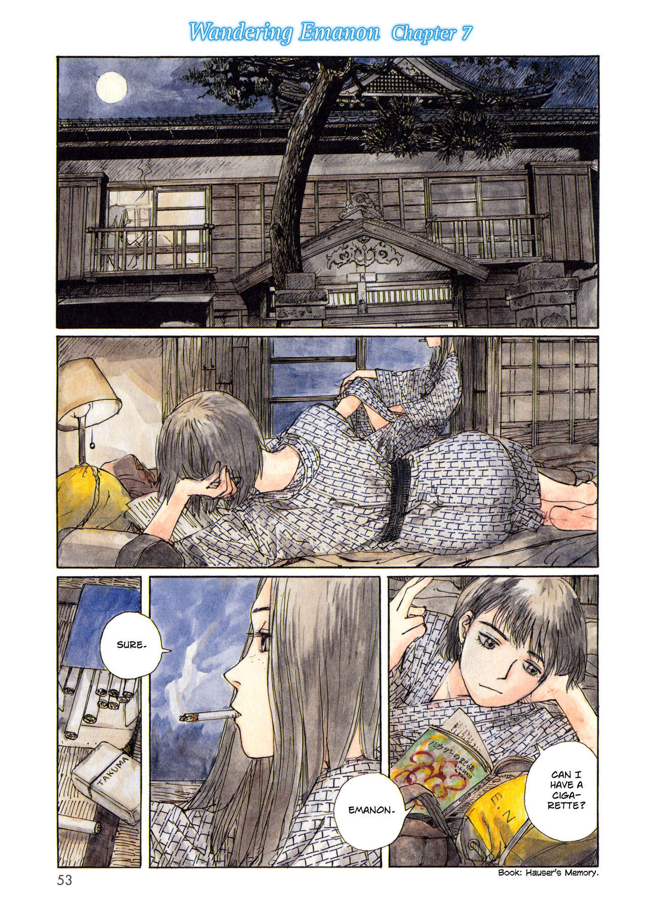 Page 1 Chapter 7 Wandering Emanon