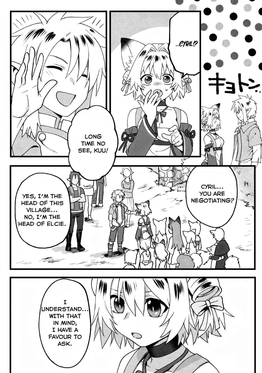 Page 12 Chapter 9.1 Elf Tensei Kara no Cheat Kenkokuki