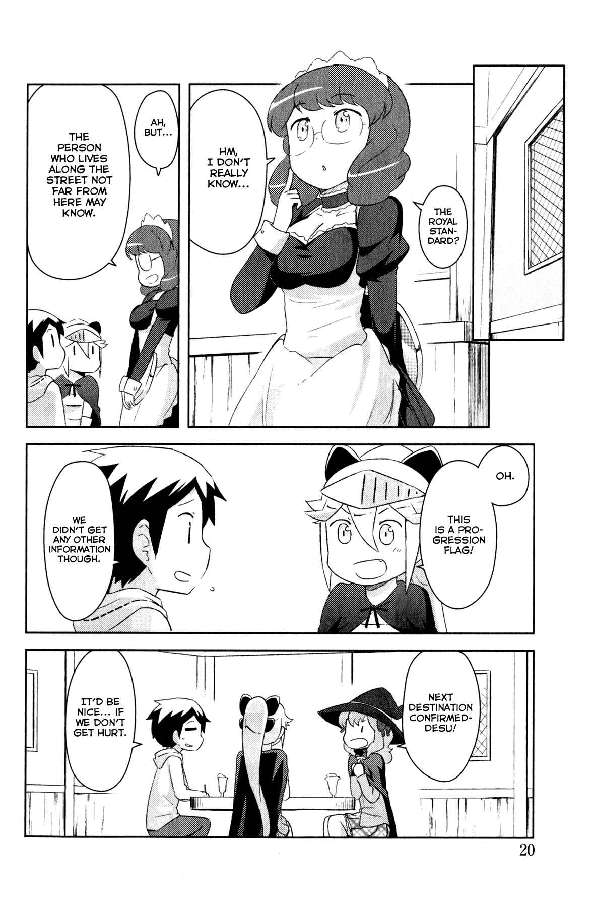 Page 8 Chapter 1.2 If she raises the flag, O brave hero, what have you done by raising a flag!?