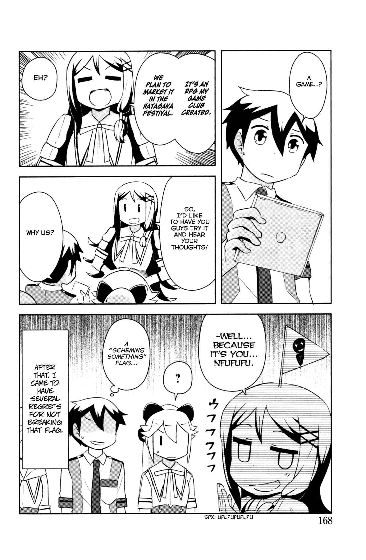 Page 4 Chapter 11 If she raises the flag, O brave hero, what have you done by raising a flag!?