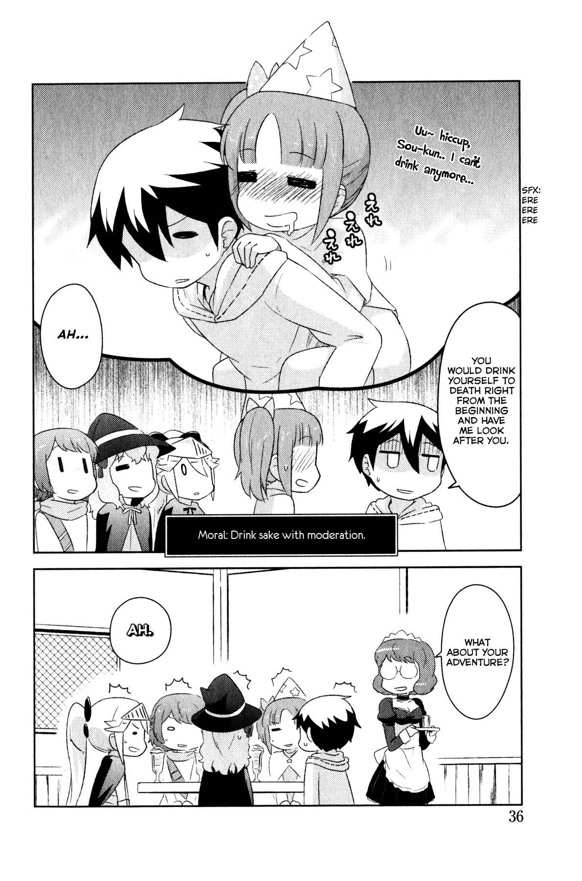 Page 8 Chapter 2.2 If she raises the flag, O brave hero, what have you done by raising a flag!?