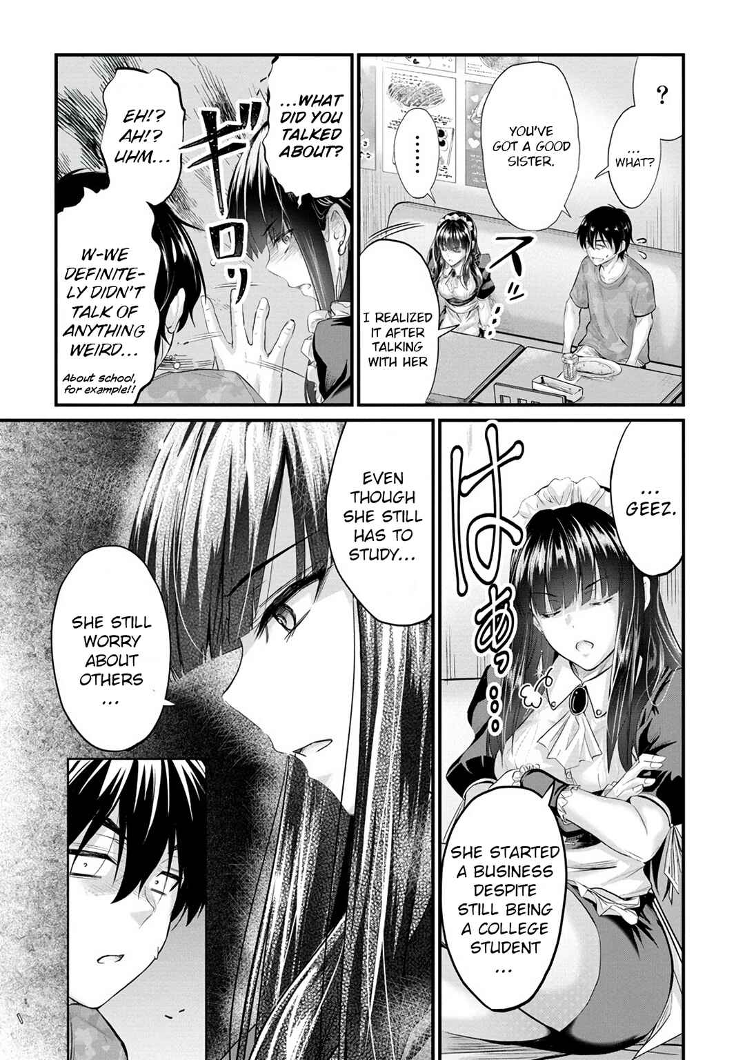 Page 14 Chapter 11 Osabori Jouzuna Komukai-san wa Ore wo Nogasanai!!