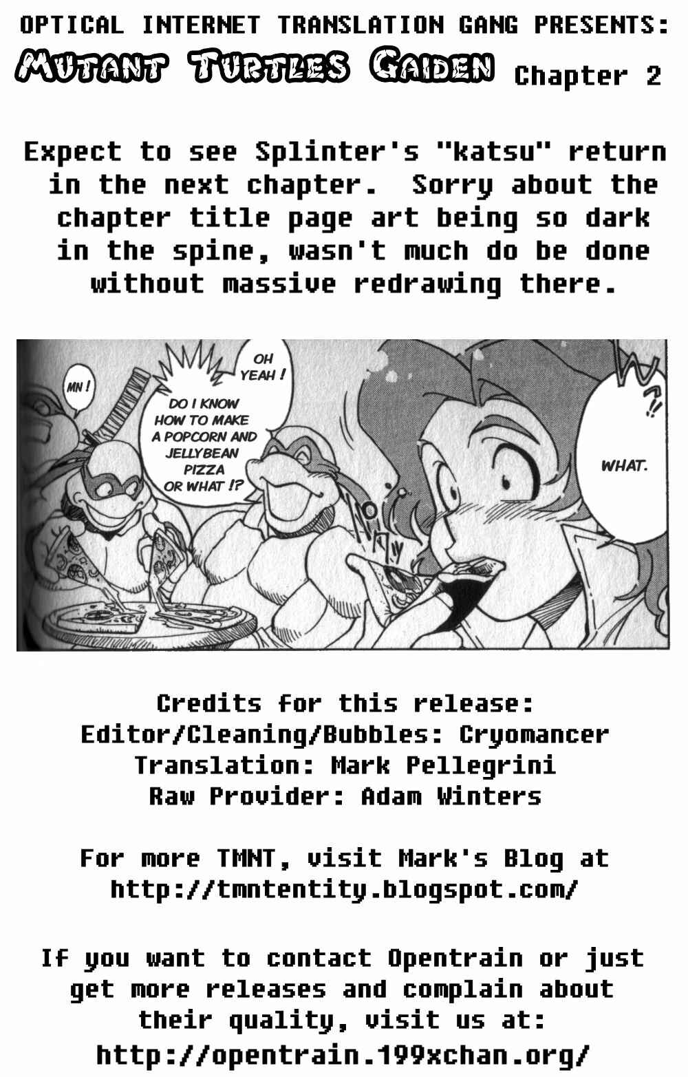 Page 8 Chapter 4.5 Mutant Turtles Gaiden