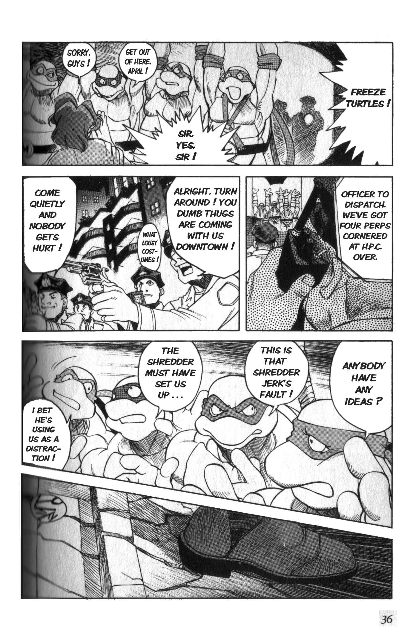 Page 10 Chapter 2 Mutant Turtles Gaiden
