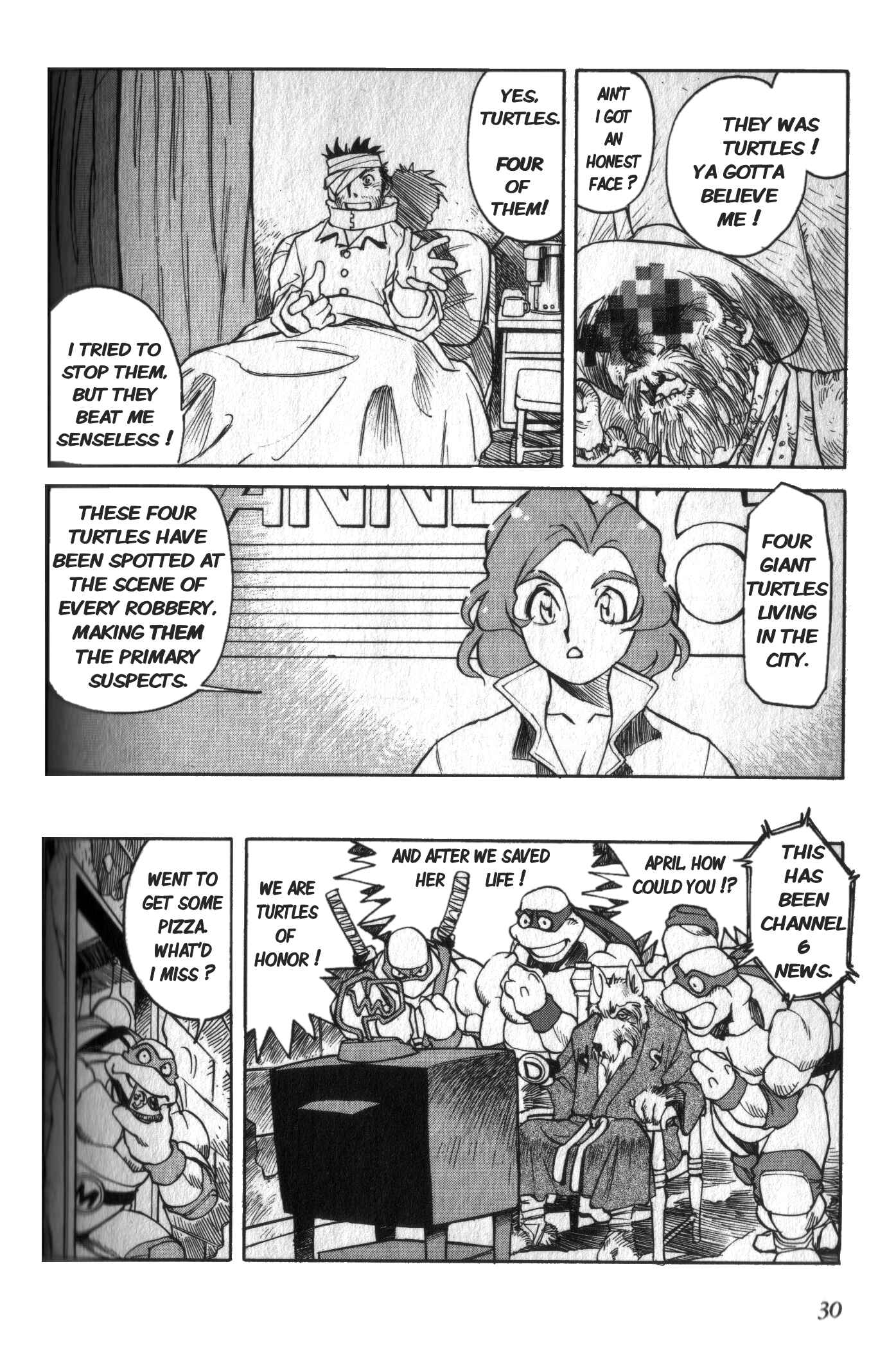 Page 4 Chapter 2 Mutant Turtles Gaiden