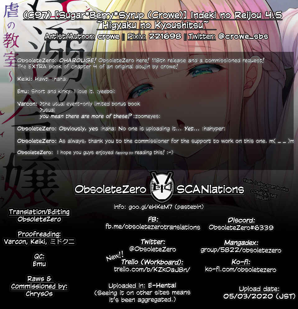 Page 19 Chapter 4.5 Indeki no Reijou