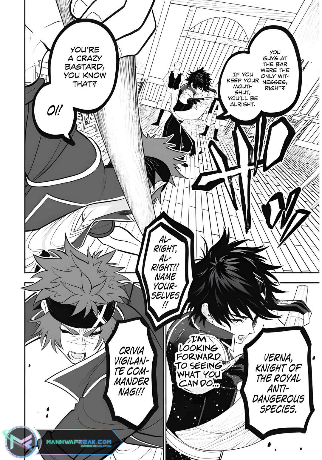 Page 9 Chapter 7 Saikyou Kenshi, Saiteihen Kishidan de Funsenchuu