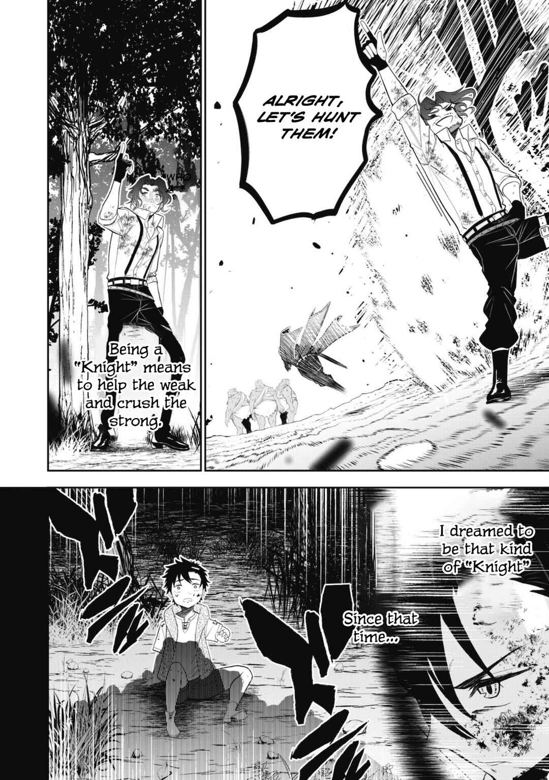 Page 11 Chapter 2 Saikyou Kenshi, Saiteihen Kishidan de Funsenchuu