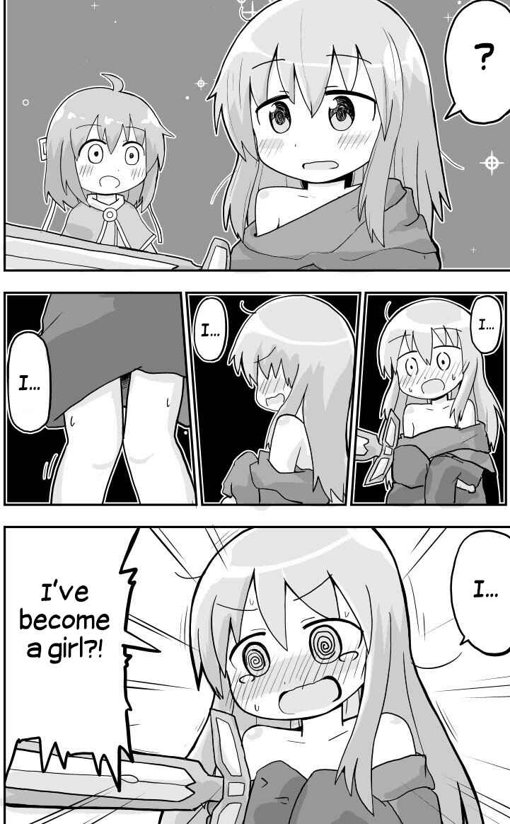 Page 2 Chapter 1 A Manga About a Hero Who Pulled Out the Holy Sword and Became a Girl