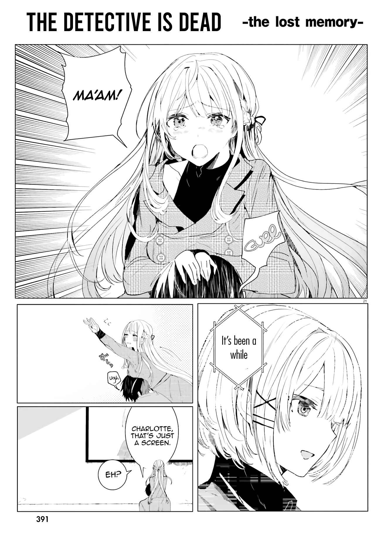 Page 21 Chapter 1 Tantei Wa Mou Shindeiru - The Lost Memory