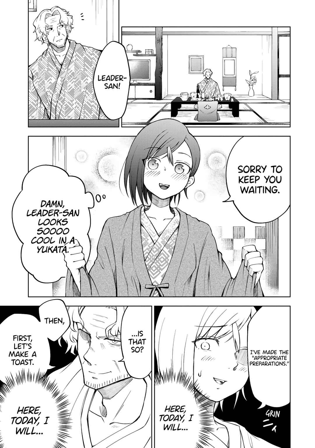 Page 7 Chapter 4 Suki Darake Desu, Leader-San!