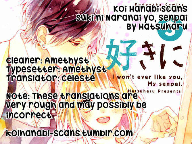 Page 41 Chapter 6 Suki ni Naranai yo, Senpai