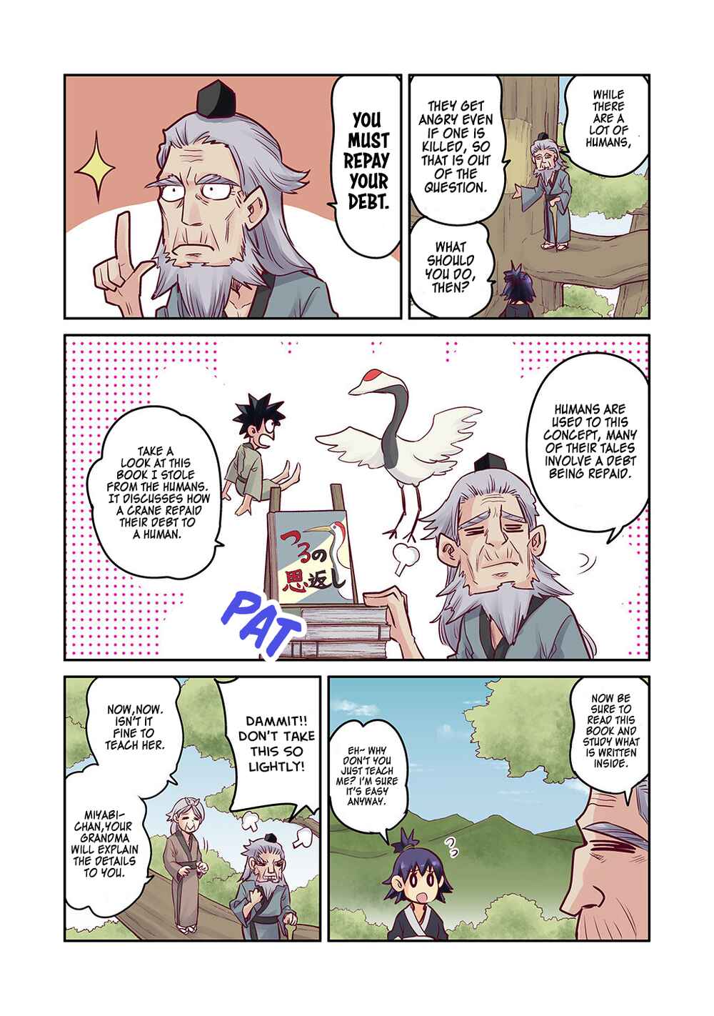 Page 3 Chapter 8.5 The crow I saved that one time, is just too clumsy for me