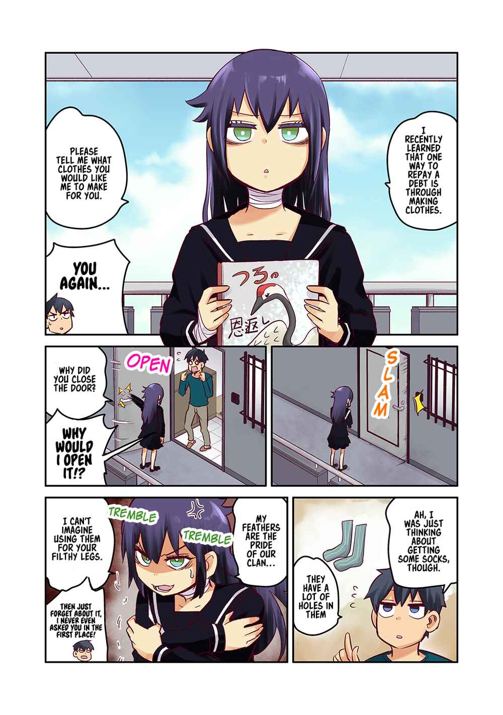 Page 2 Chapter 2 The crow I saved that one time, is just too clumsy for me