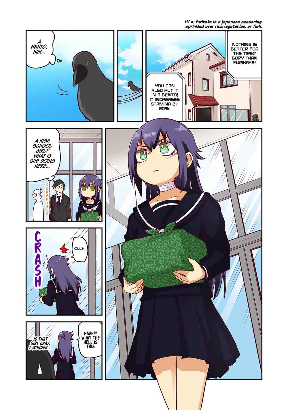 Page 2 Chapter 6 The crow I saved that one time, is just too clumsy for me
