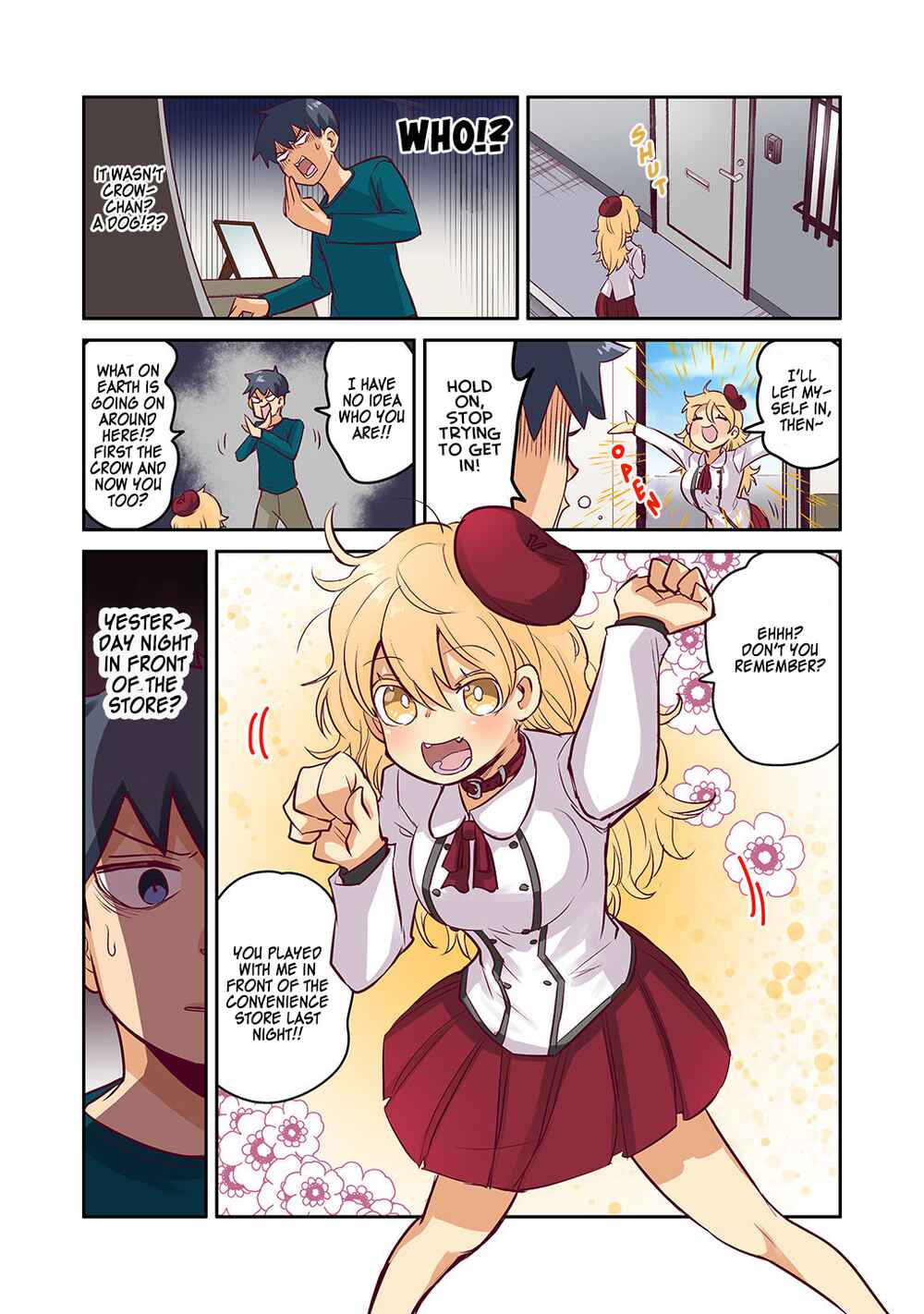 Page 3 Chapter 7 The crow I saved that one time, is just too clumsy for me