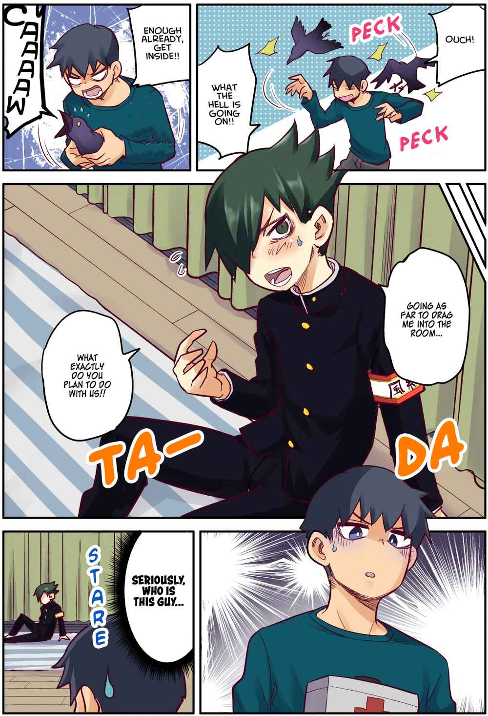 Page 4 Chapter 11 The crow I saved that one time, is just too clumsy for me