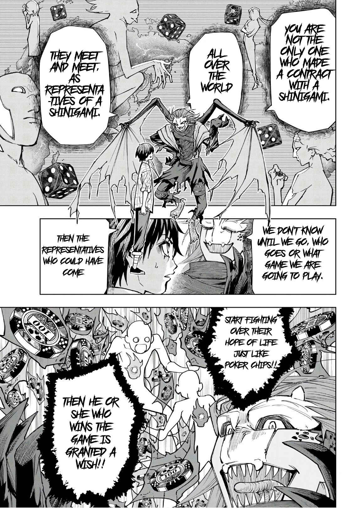 Page 21 Chapter 2 Shinigami Saikoro Game