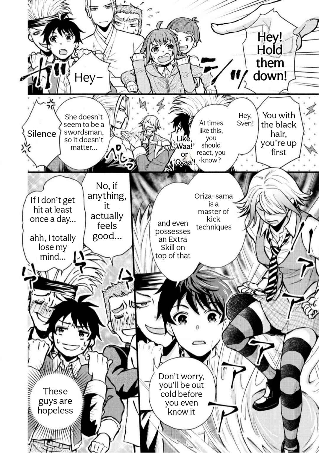 Page 8 Chapter 2 Gakuen Kishi no Level Up! Level 1000 Koe no Tenseisha, Ochikobore Class ni Nyuugaku. Soshite,