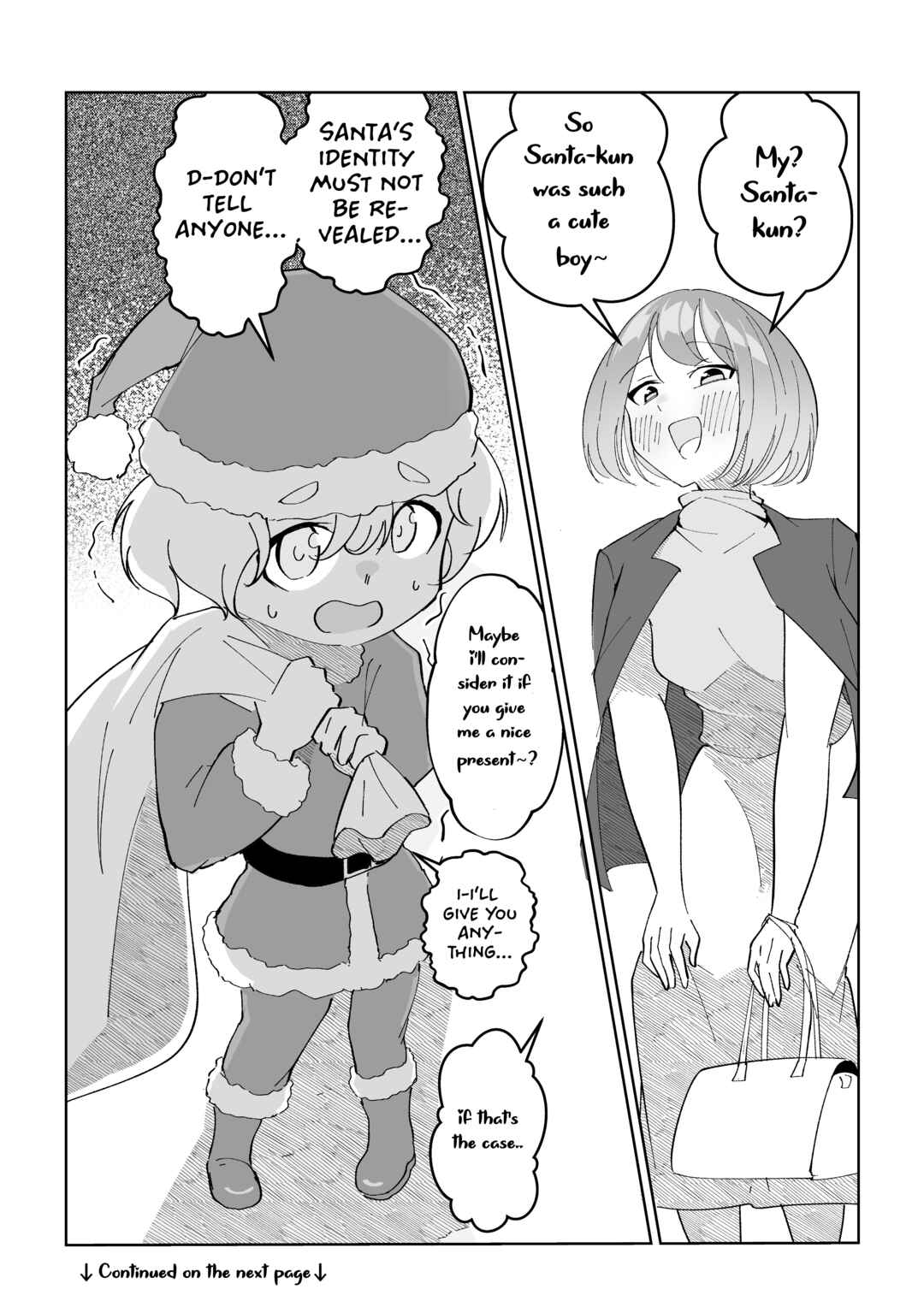 Page 1 Chapter Unknown_f519 Is the Christmas Present Santa-kun?