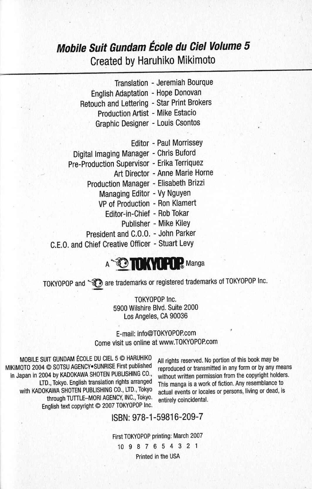 Page 38 Chapter 22 Mobile Suit Gundam - École du Ciel