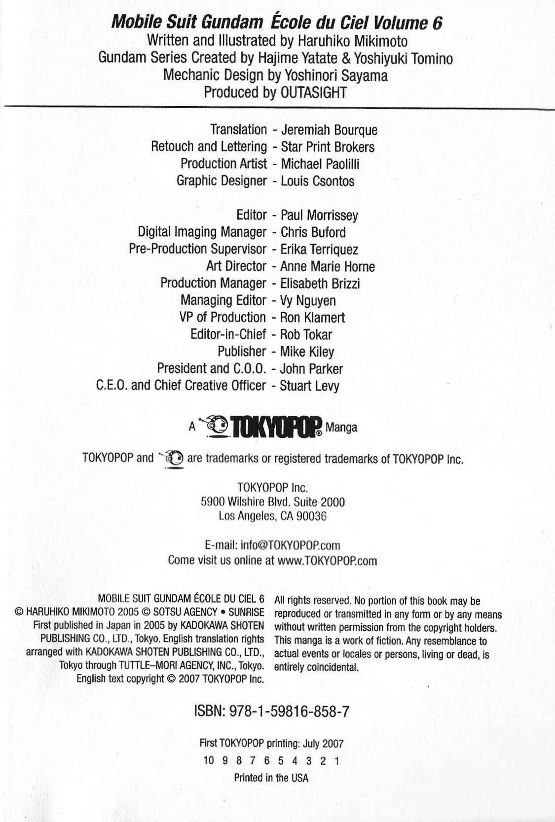 Page 6 Chapter 27 Mobile Suit Gundam - École du Ciel