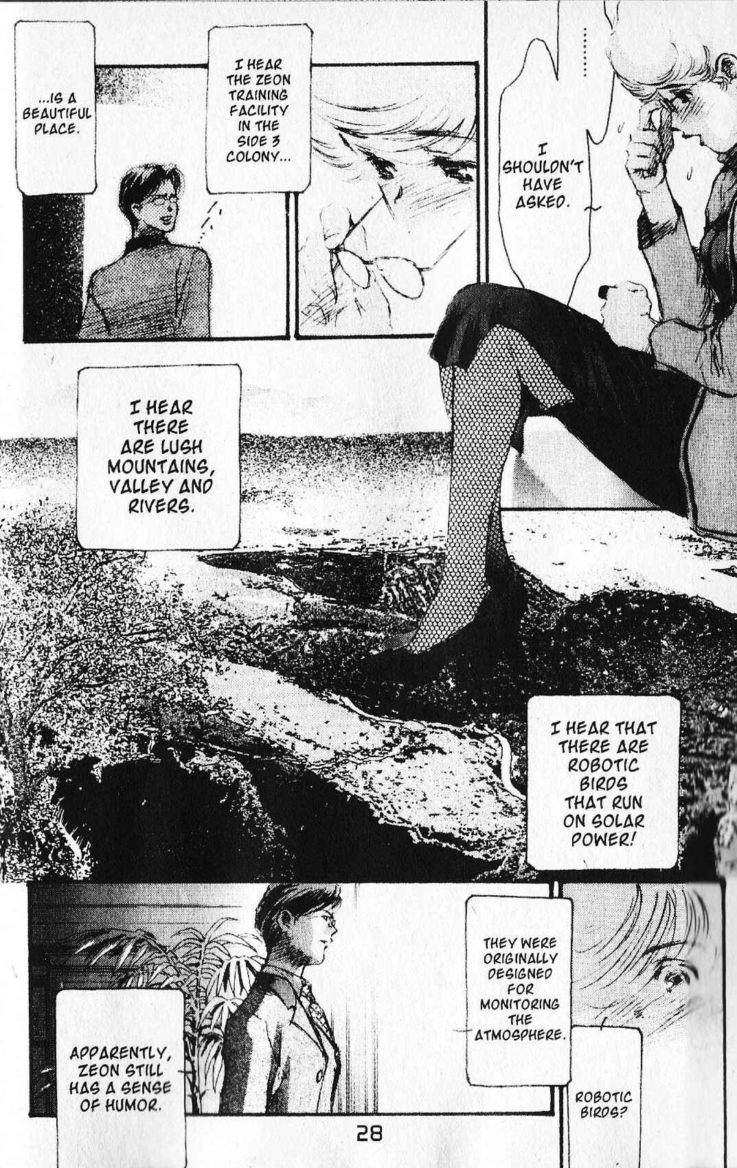 Page 28 Chapter 6 Mobile Suit Gundam - École du Ciel