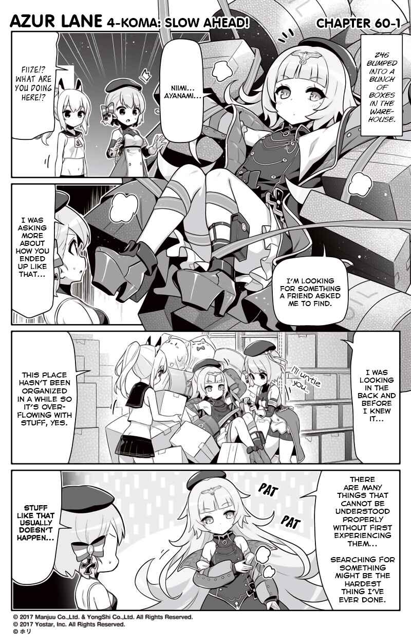 Page 1 Chapter 60 Azur Lane: Bisoku Zensin!