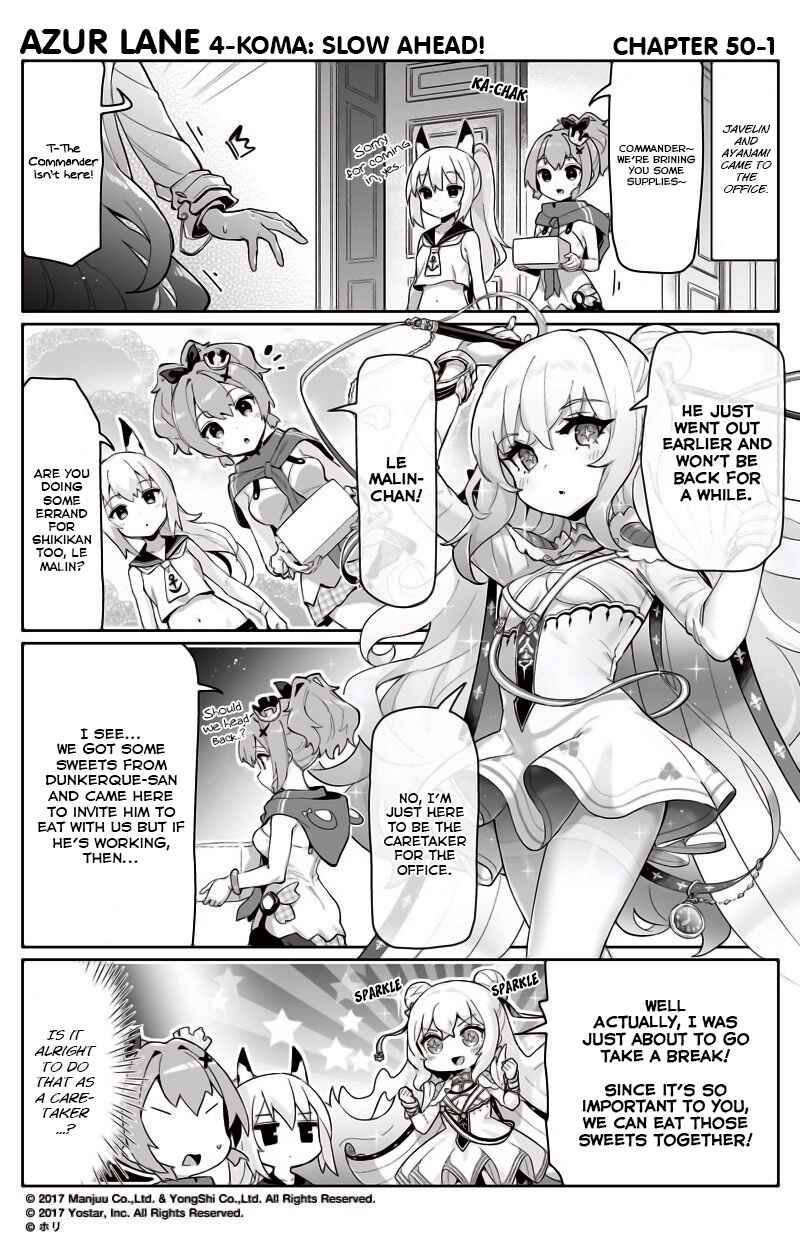 Page 1 Chapter 50 Azur Lane: Bisoku Zensin!