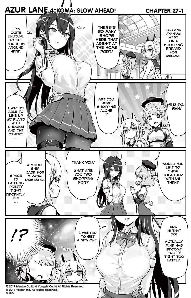 Page 1 Chapter 27 Azur Lane: Bisoku Zensin!