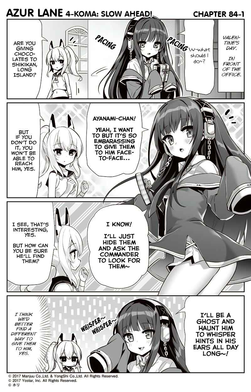 Page 1 Chapter 84 Azur Lane: Bisoku Zensin!