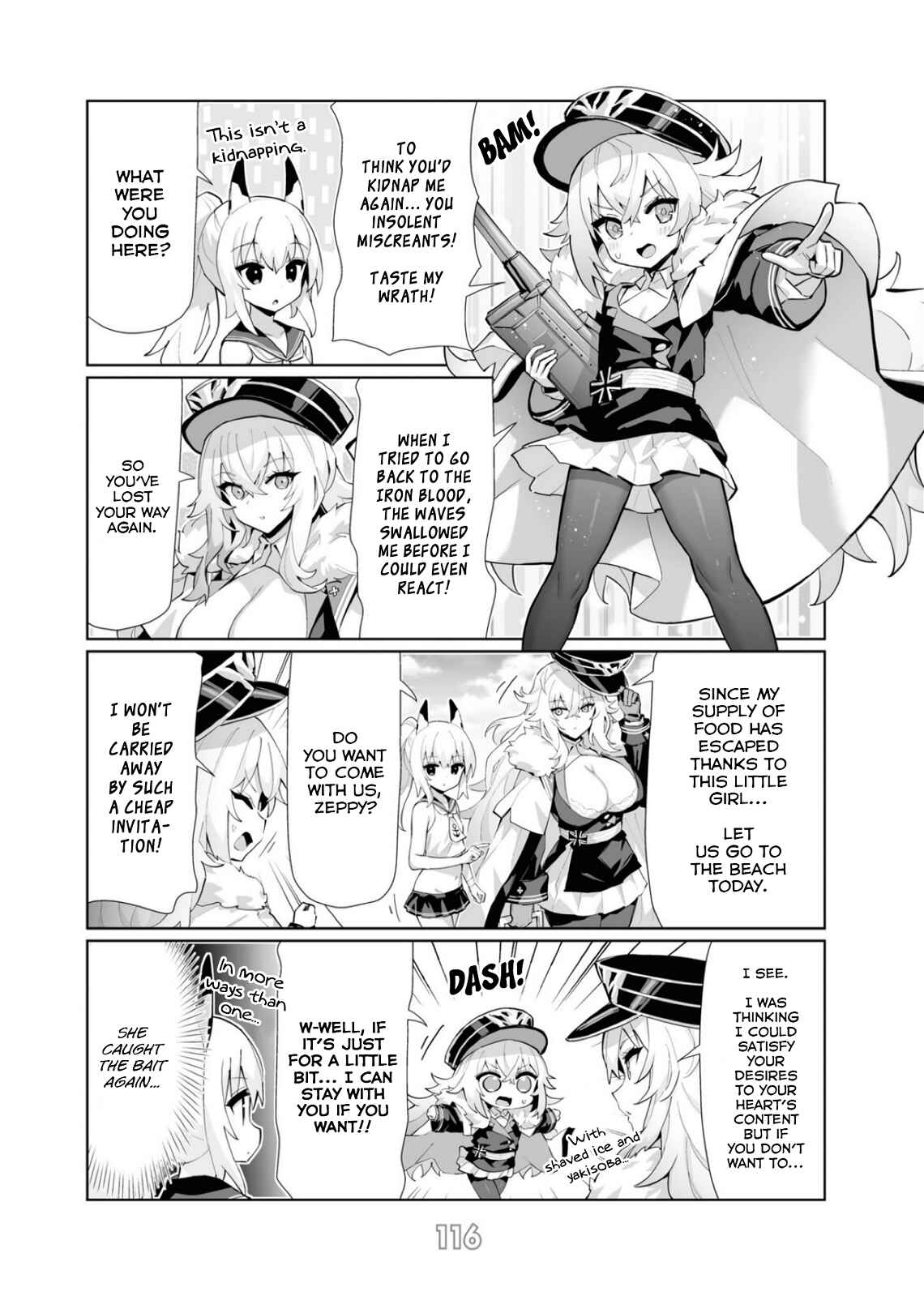 Page 3 Chapter 76.2 Azur Lane: Bisoku Zensin!
