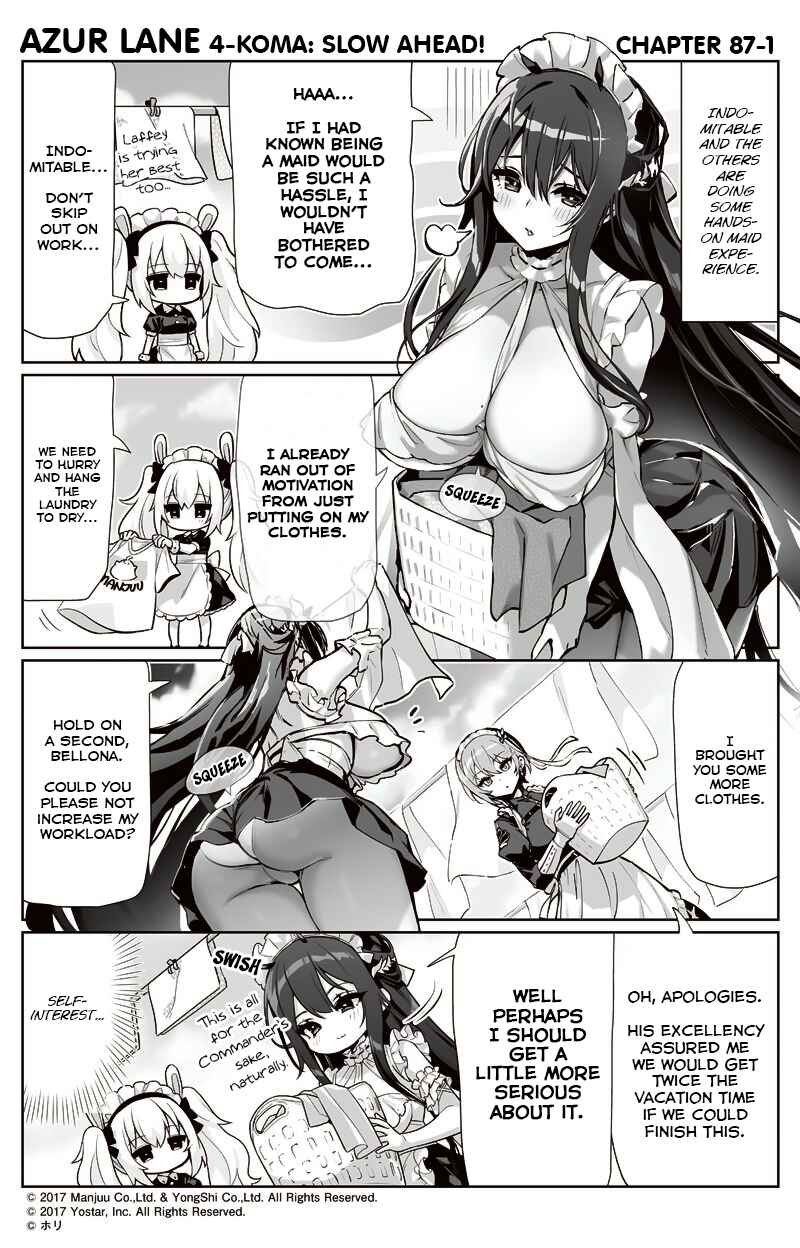 Page 1 Chapter 87 Azur Lane: Bisoku Zensin!