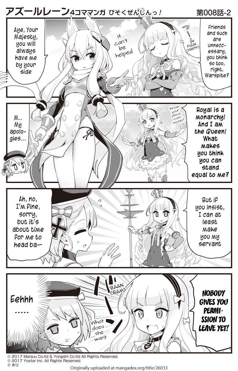 Page 2 Chapter 8 Azur Lane: Bisoku Zensin!
