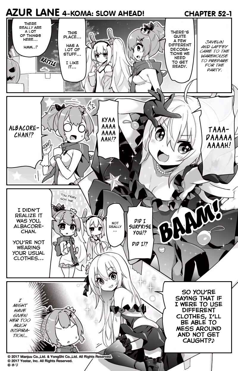 Page 1 Chapter 52 Azur Lane: Bisoku Zensin!