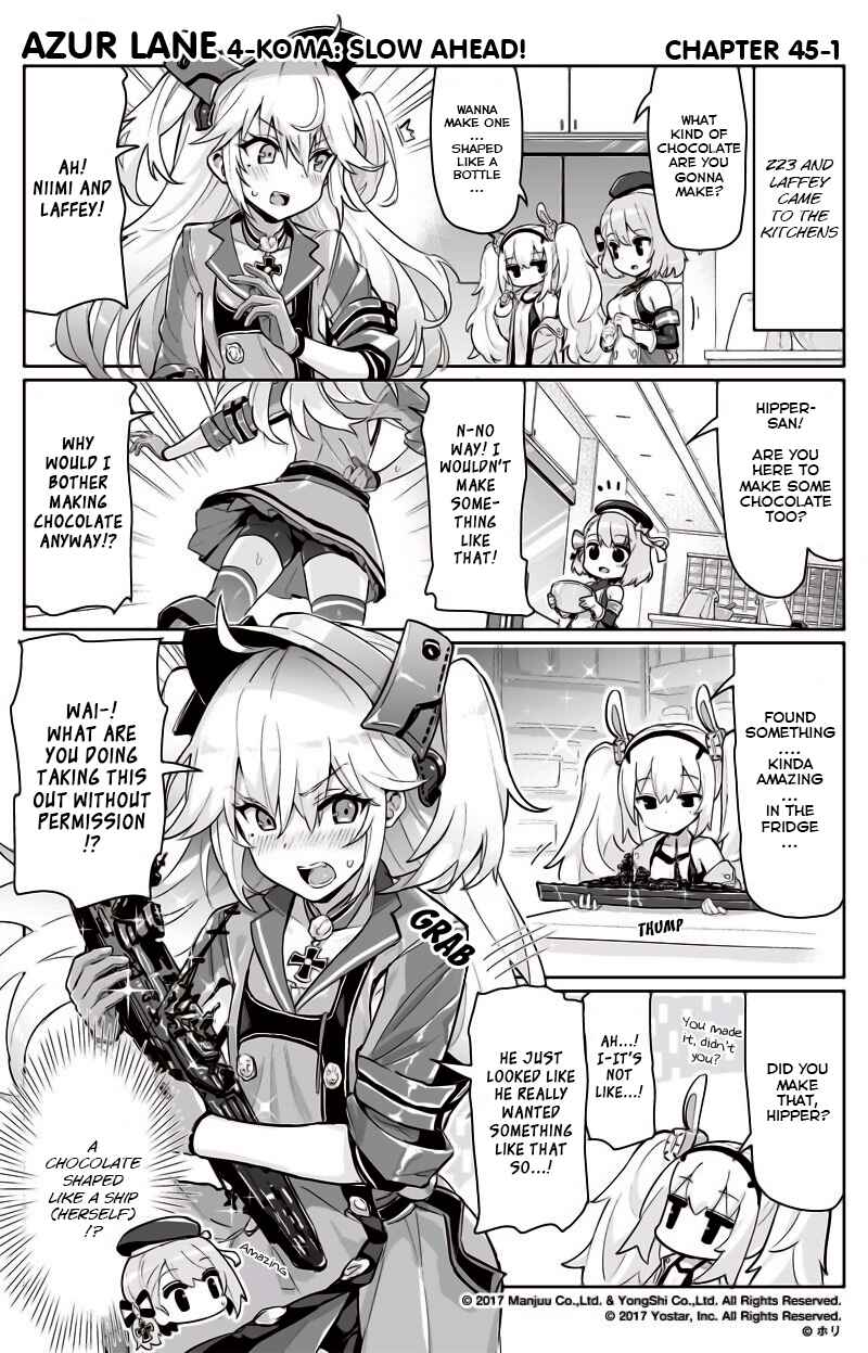 Page 1 Chapter 45 Azur Lane: Bisoku Zensin!