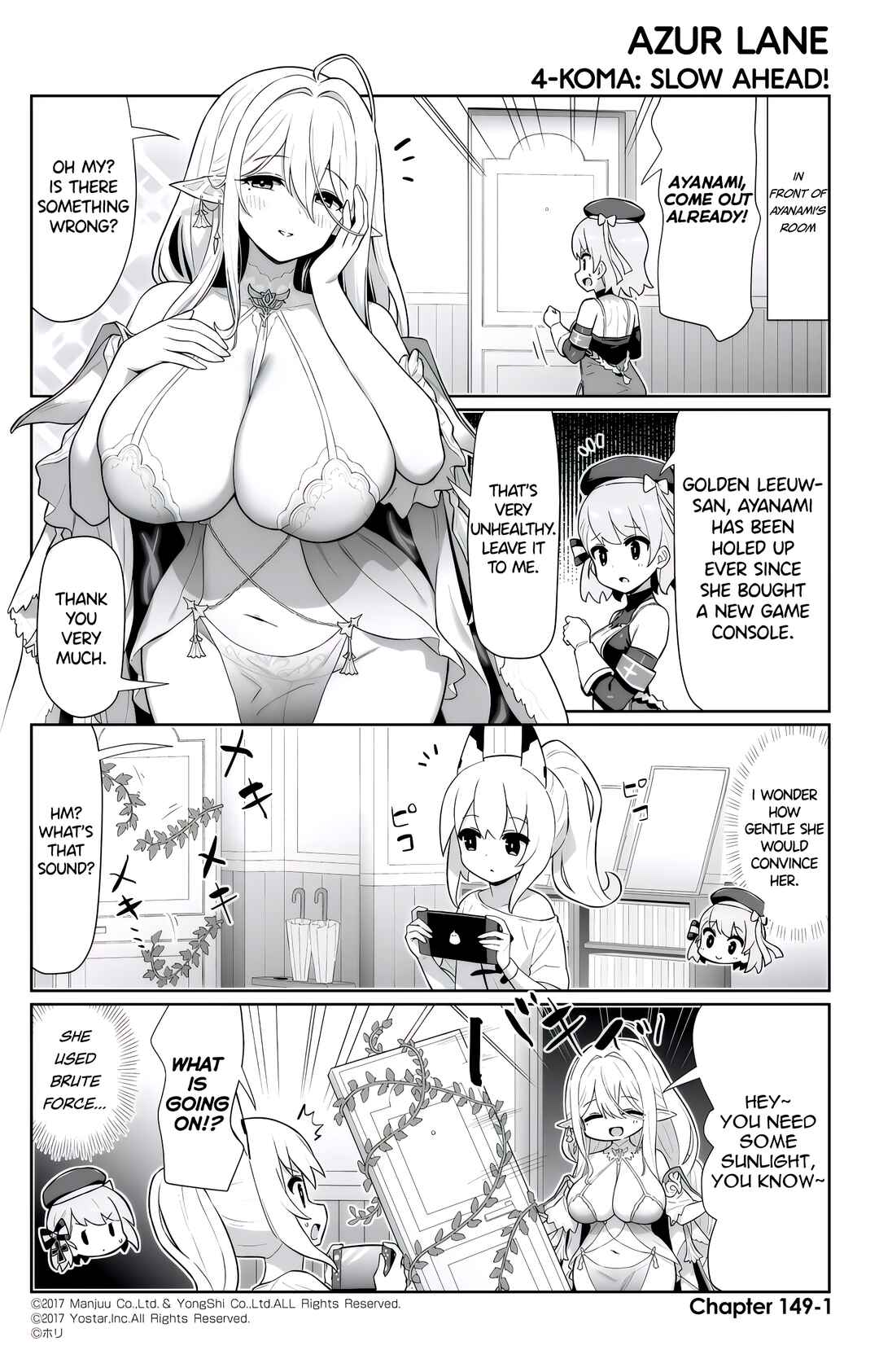 Page 1 Chapter 149 Azur Lane: Bisoku Zensin!